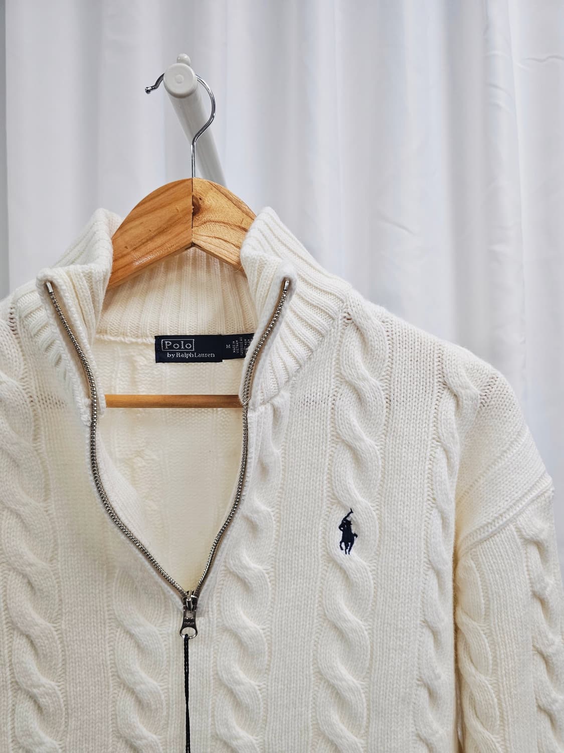 [폴로 여성 니트집업] 상품이미지5