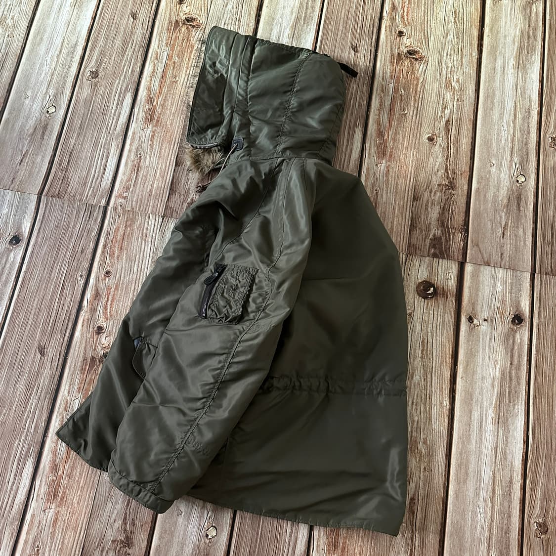 유나이트카 by 버즈릭슨 N3B 자켓 올리브 색상 L사이즈 상품이미지3