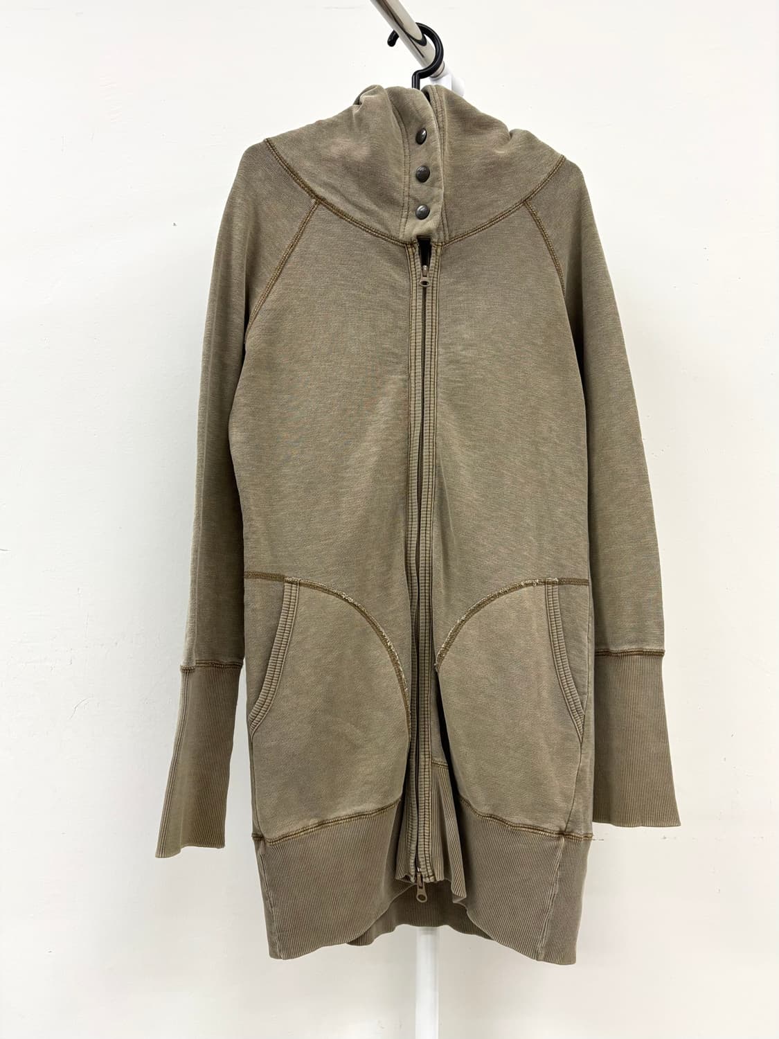 빈티지 투웨이 하이넥 후드집업 원피스 y2k 상품이미지7