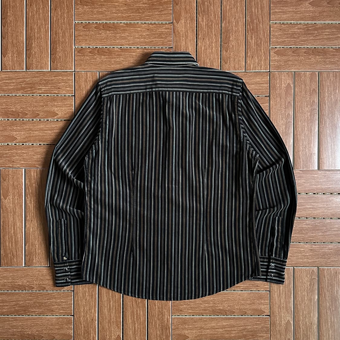 291295=Homme striped button shirts 상품이미지2