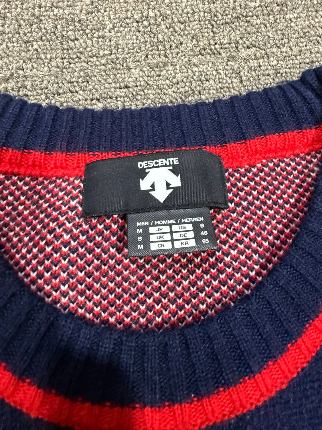 Descente 데상트 USA 라운드넥 니트 상품이미지3