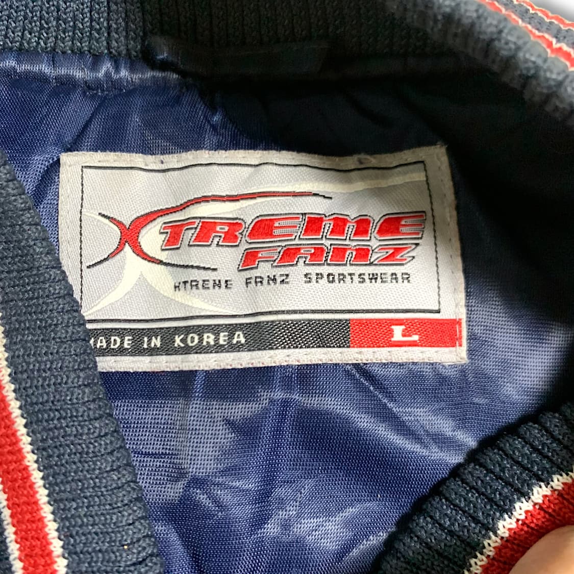 [XL~2XL] 90s Vintage Kansas Satin Jacket 상품이미지4