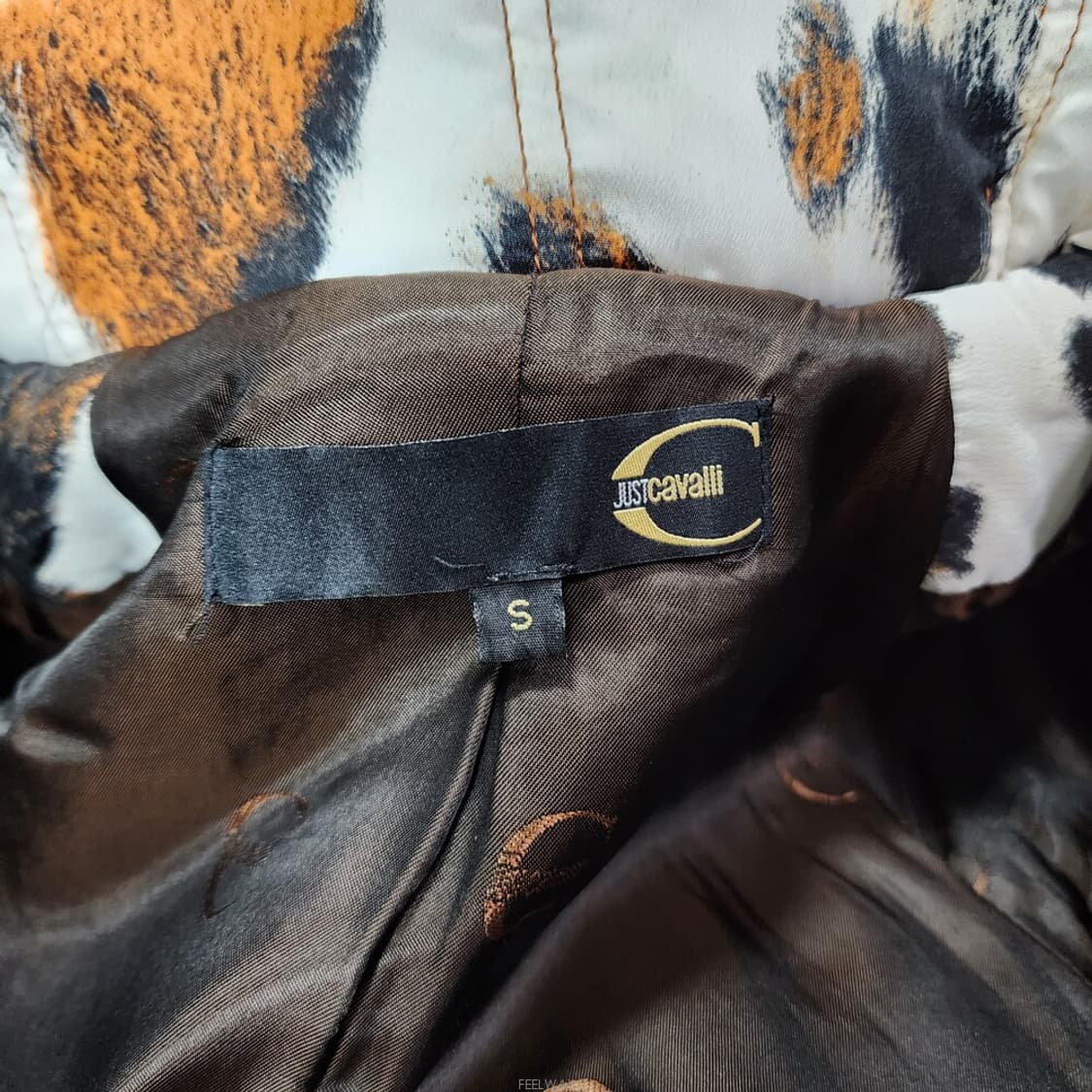 저스트까발리 패딩 자켓 S 상품이미지6