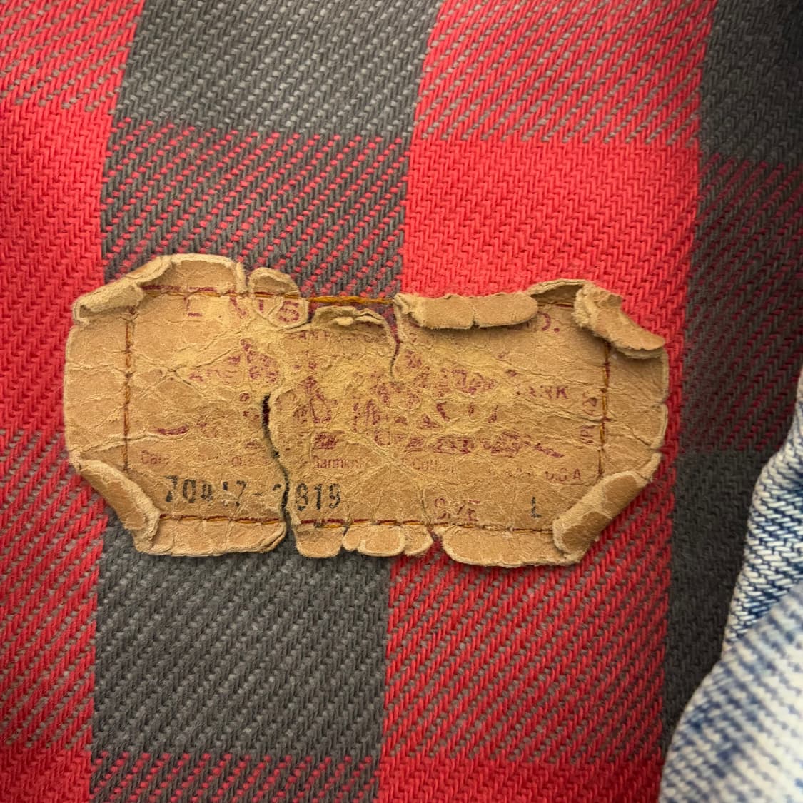 Levi's  리바이스 80,s 레드데님 트러커 자켓 상품이미지6