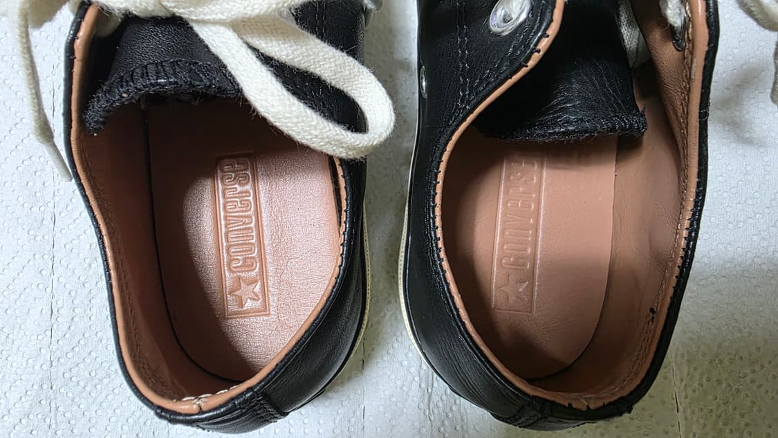 [250] 컨버스 척 70 로우 레더 블랙 (소가죽) 상품이미지6