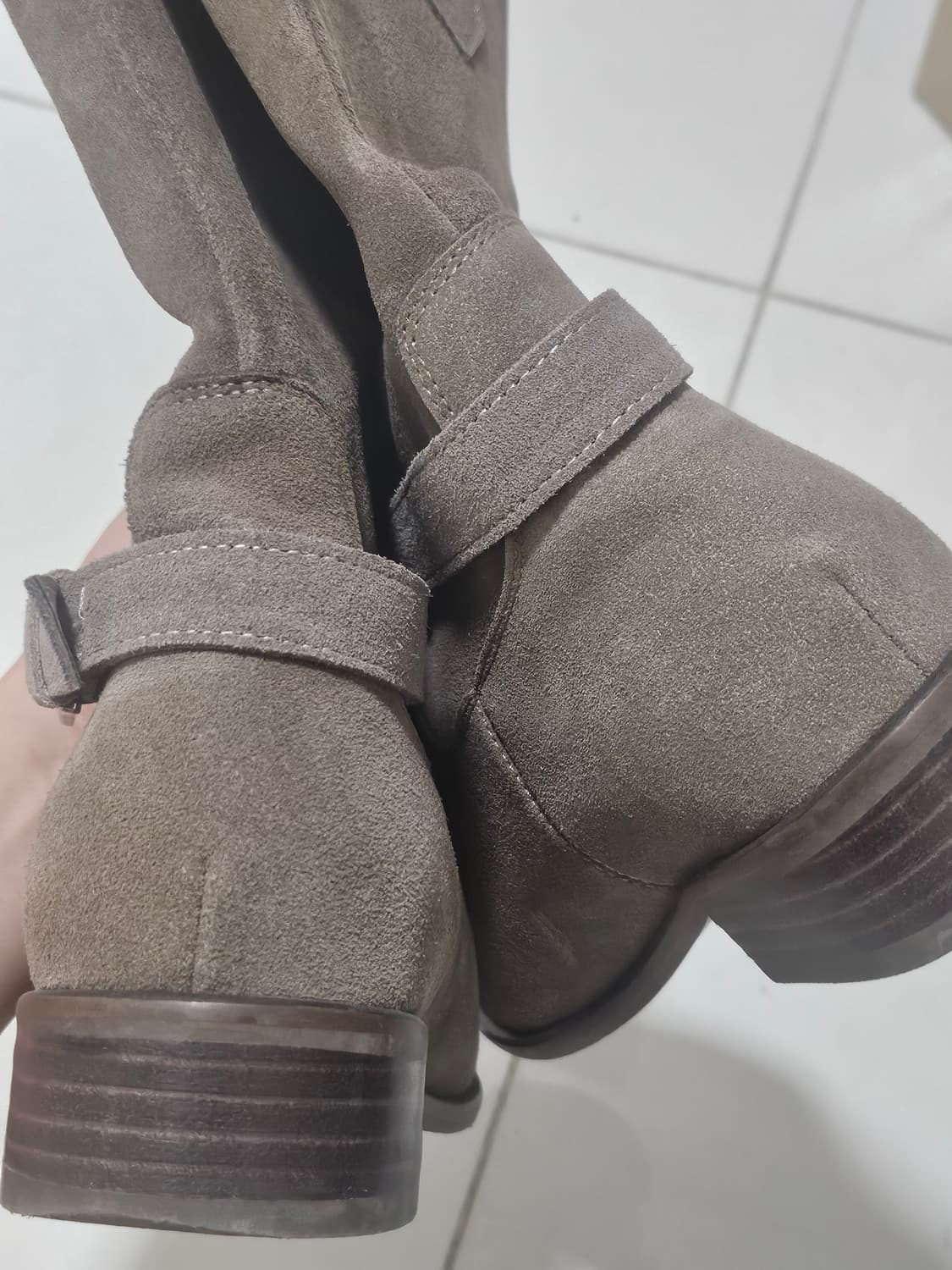 코모레비뮤지엄 스웨이드(소가죽) 미들 상품이미지3