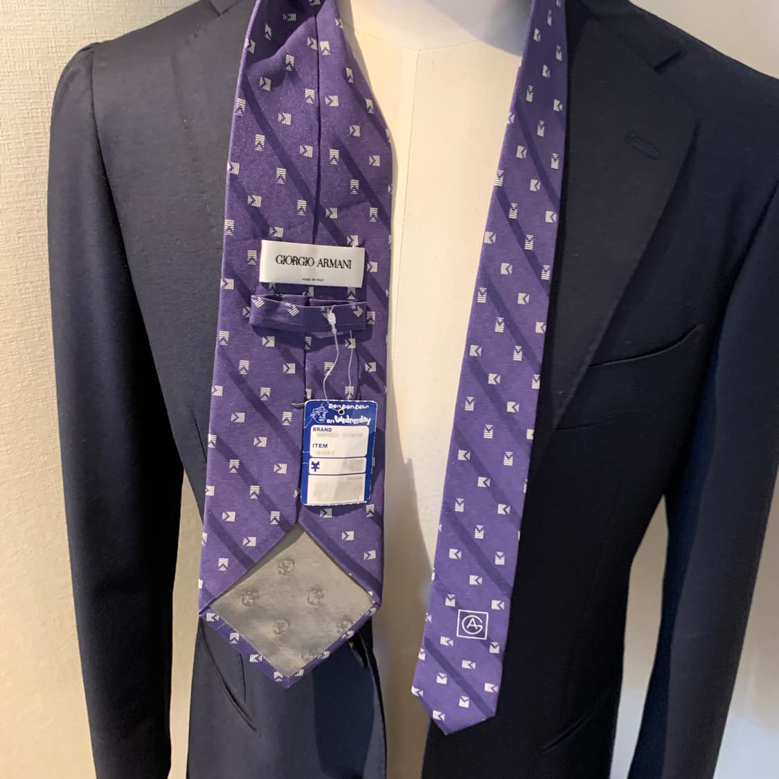 조르지오 아르마니(ARMANI) 신형 명품넥타이 A+등급 9.5cm 상품이미지2