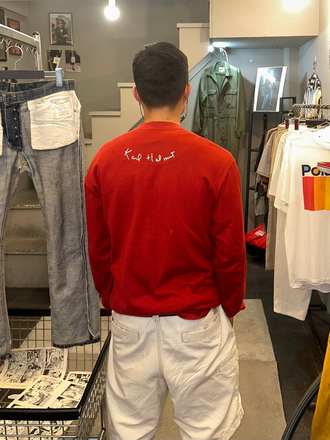 Karl Helmut signature patch logo sleeve 상품이미지2