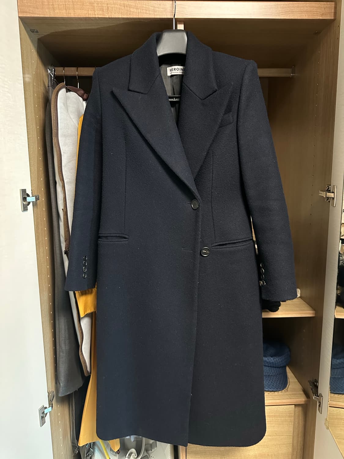 HEROINE(히로인) 여성 코트 네이비 상품이미지1