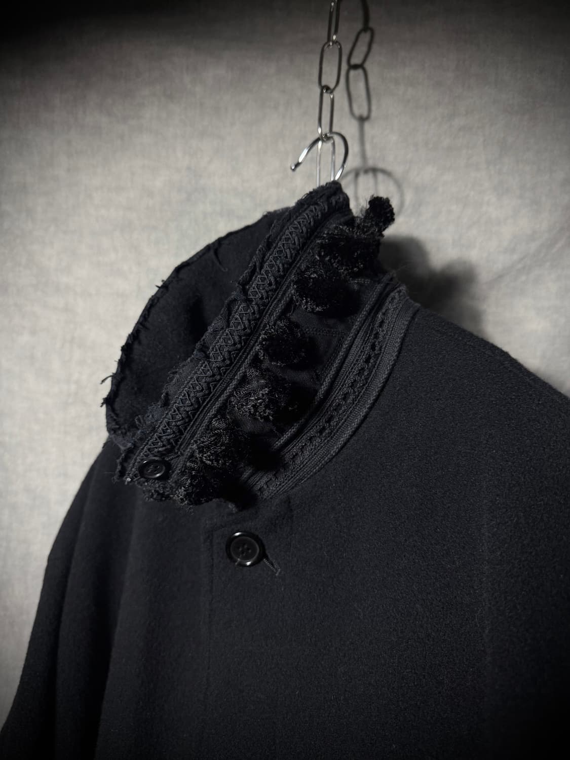 Undercover 23–24AW Lace Collar Wool Coat 상품이미지5