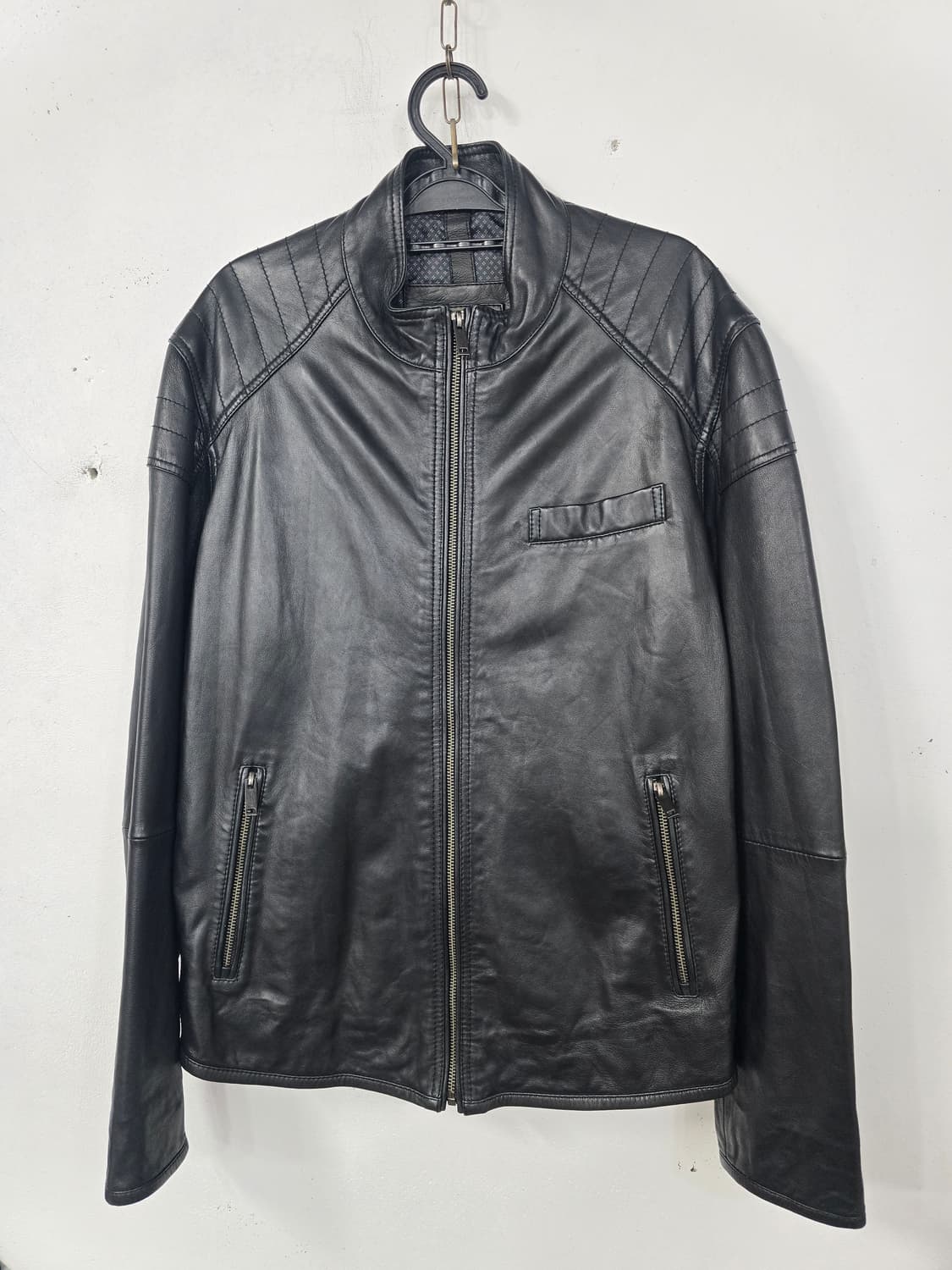 워모 LUOMO 양가죽 바이크 자켓 100 상품이미지1