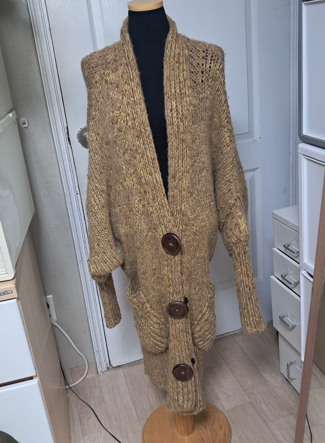 오브제 강지영 니트 가디건 코트 90사이즈(55~66) 상품이미지1