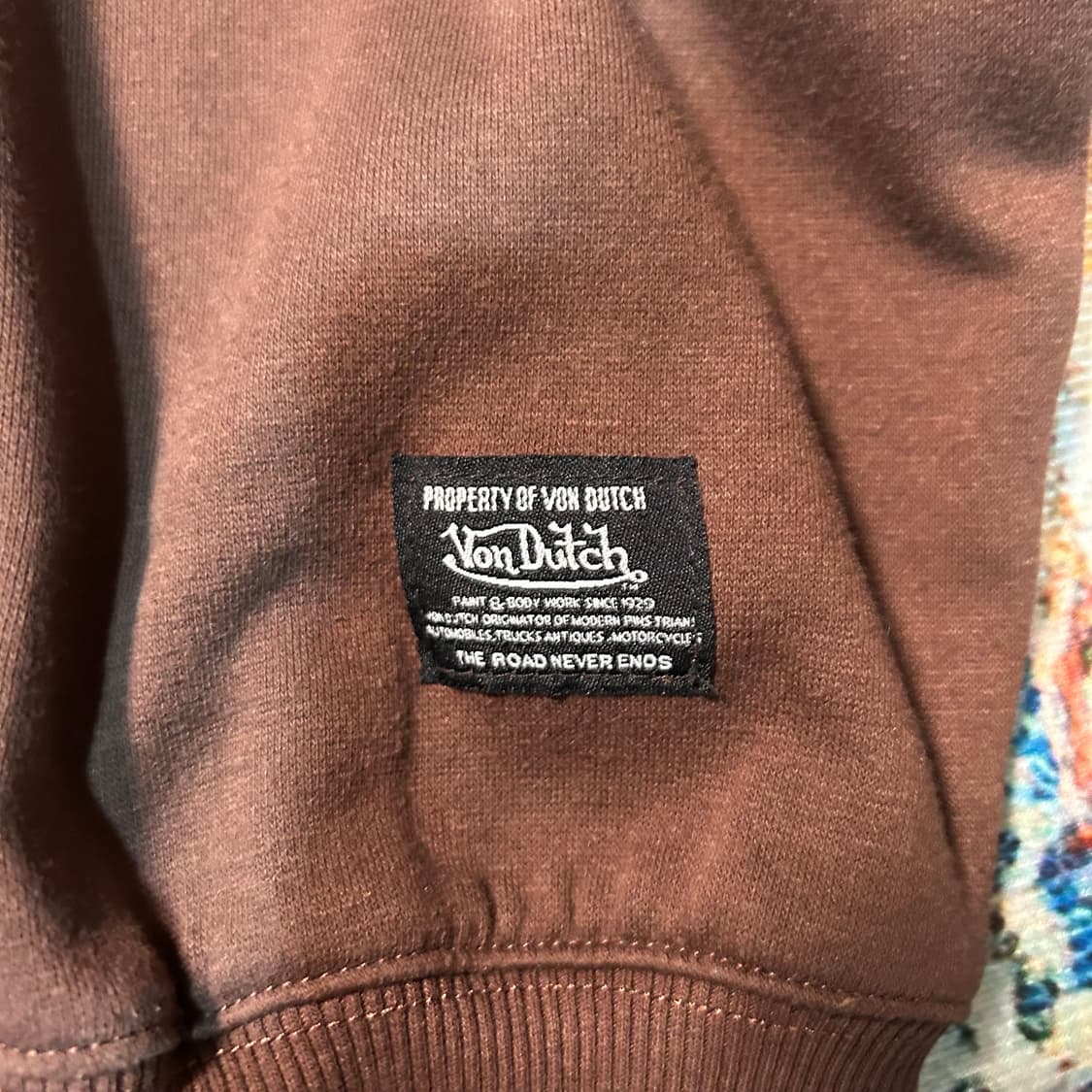 [L] 본더치 로고 프린팅 크롭핏 맨투맨 상품이미지5