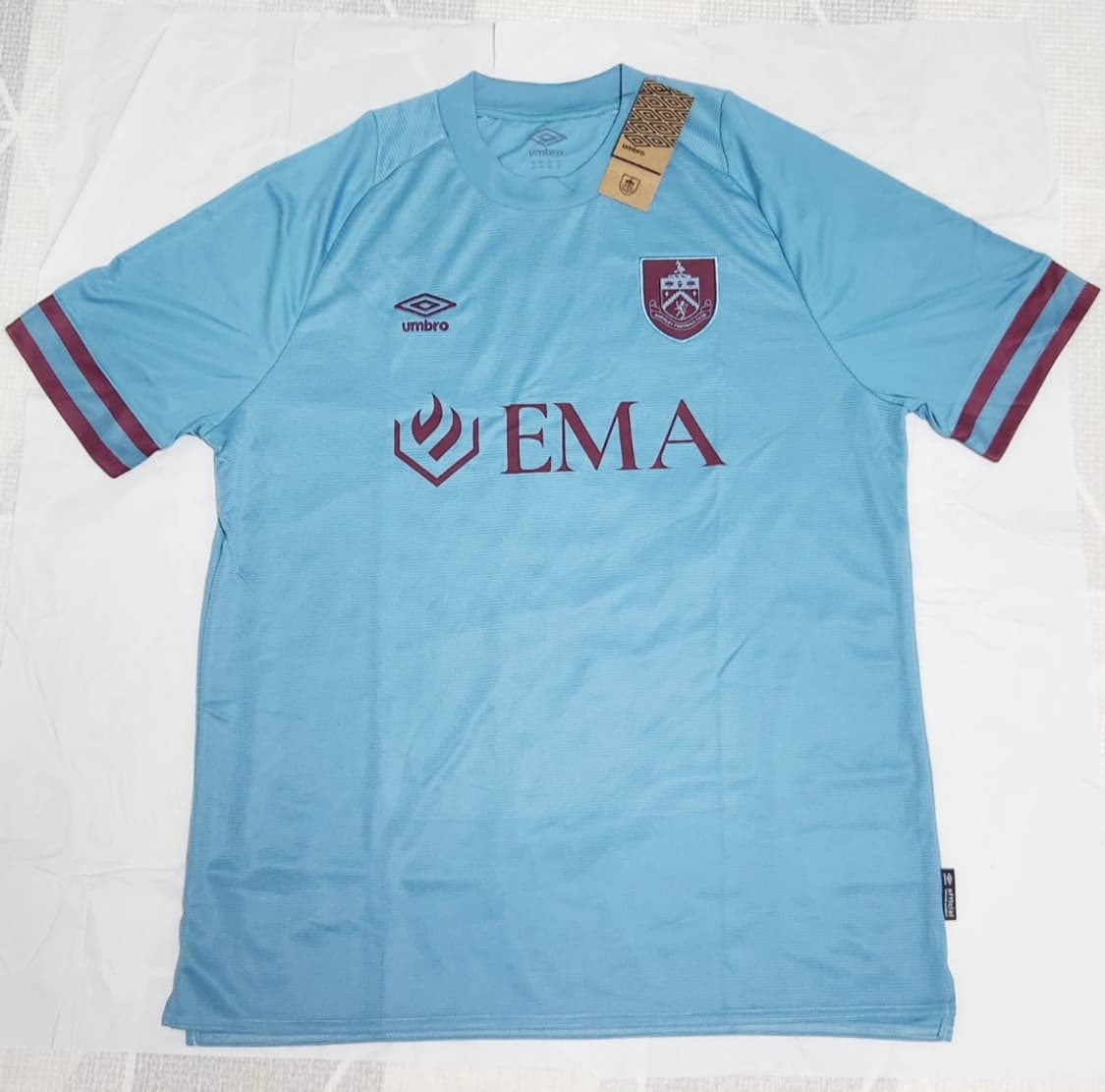 (새상품/3XL)번리 어웨이 축구 유니폼 엄브로 반팔 티셔츠 프리미어리그 상품이미지2