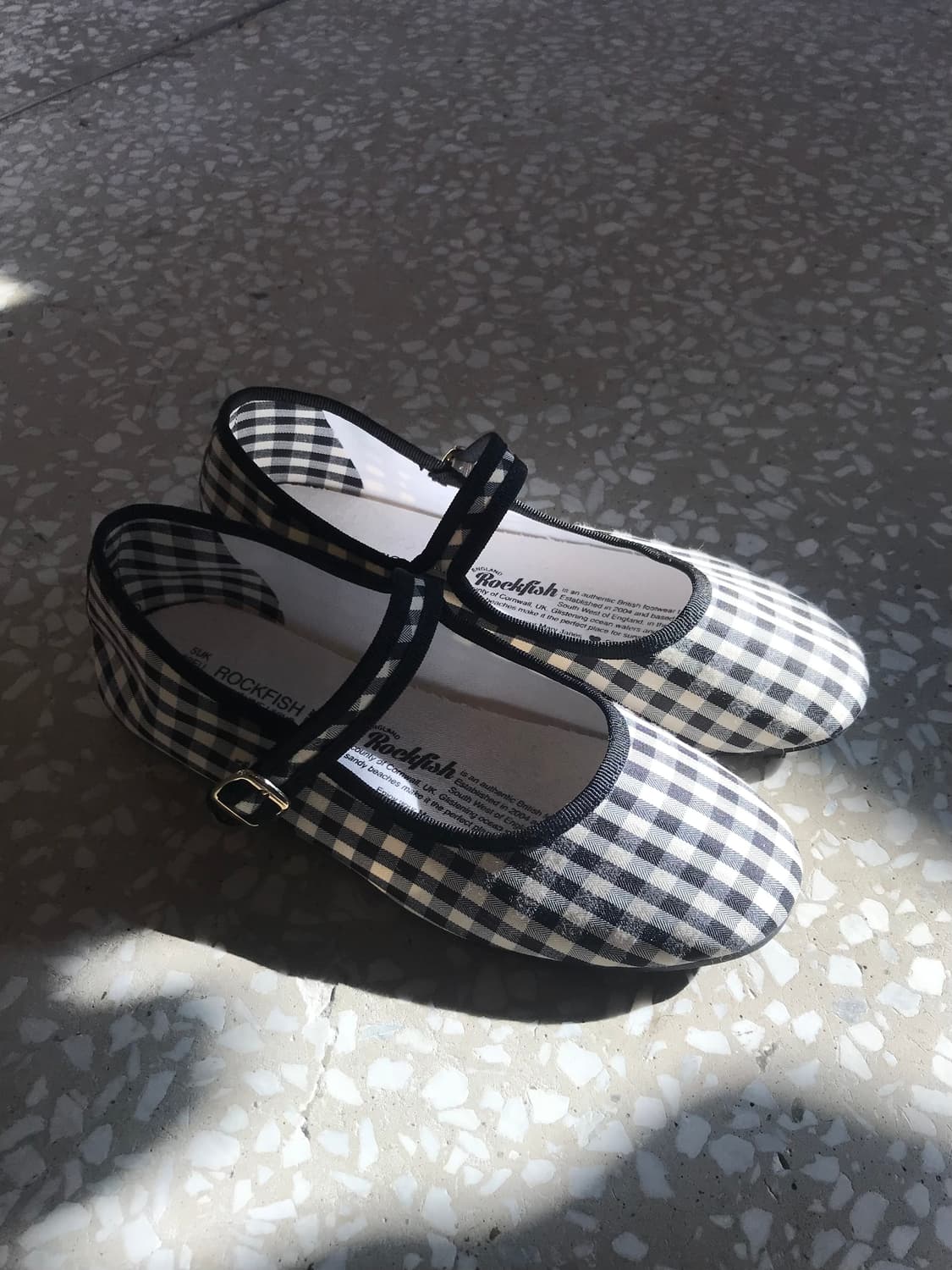 Rockfish London Check Mary Jane Flats  상품이미지1