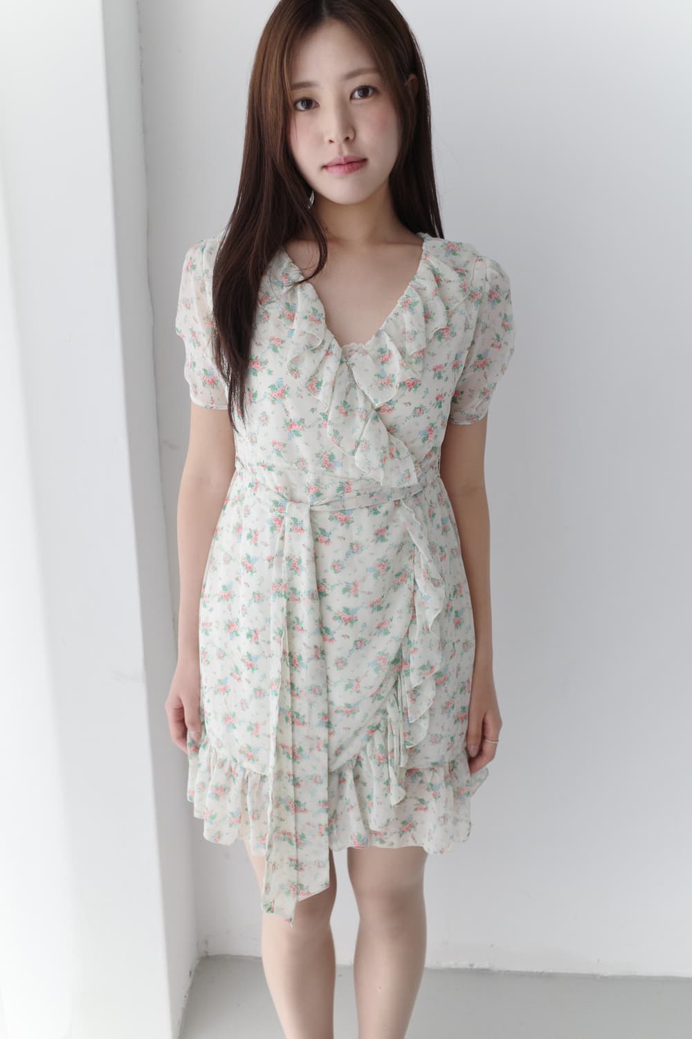 flower frill one-piece 상품이미지8