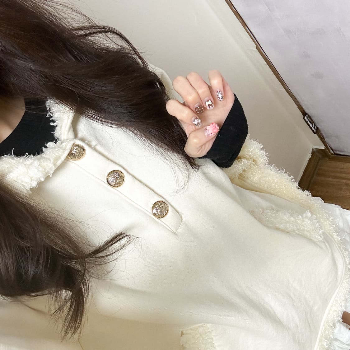 빈티지 달천깔 퍼 망토 케이프 히메갸루 로걀 라떼 긱시크 캐캐체 페어리 상품이미지1