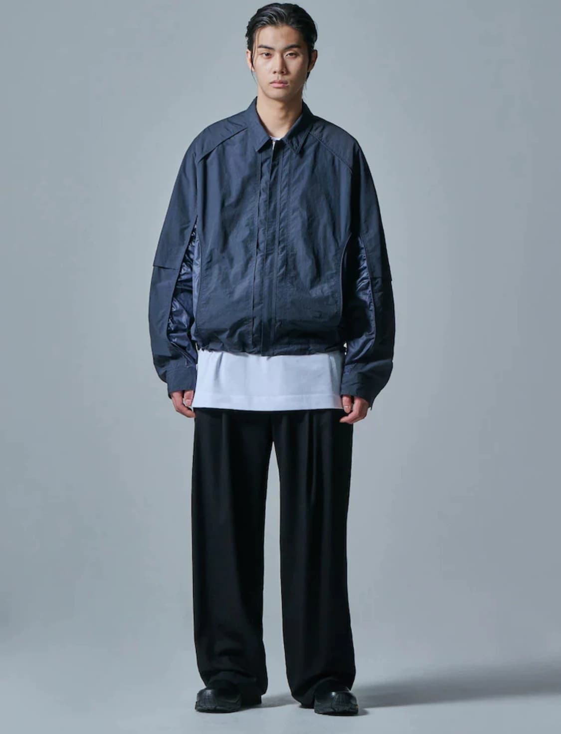 준지 24FW 더블 나일론 집업 자켓 상품이미지2