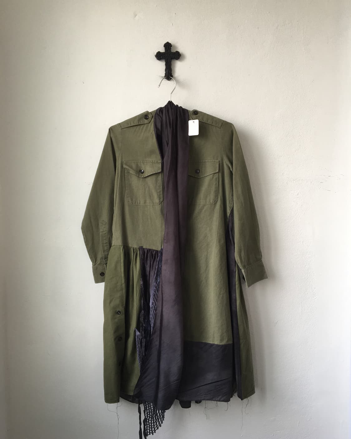 Drape layered point filed jacket 상품이미지2