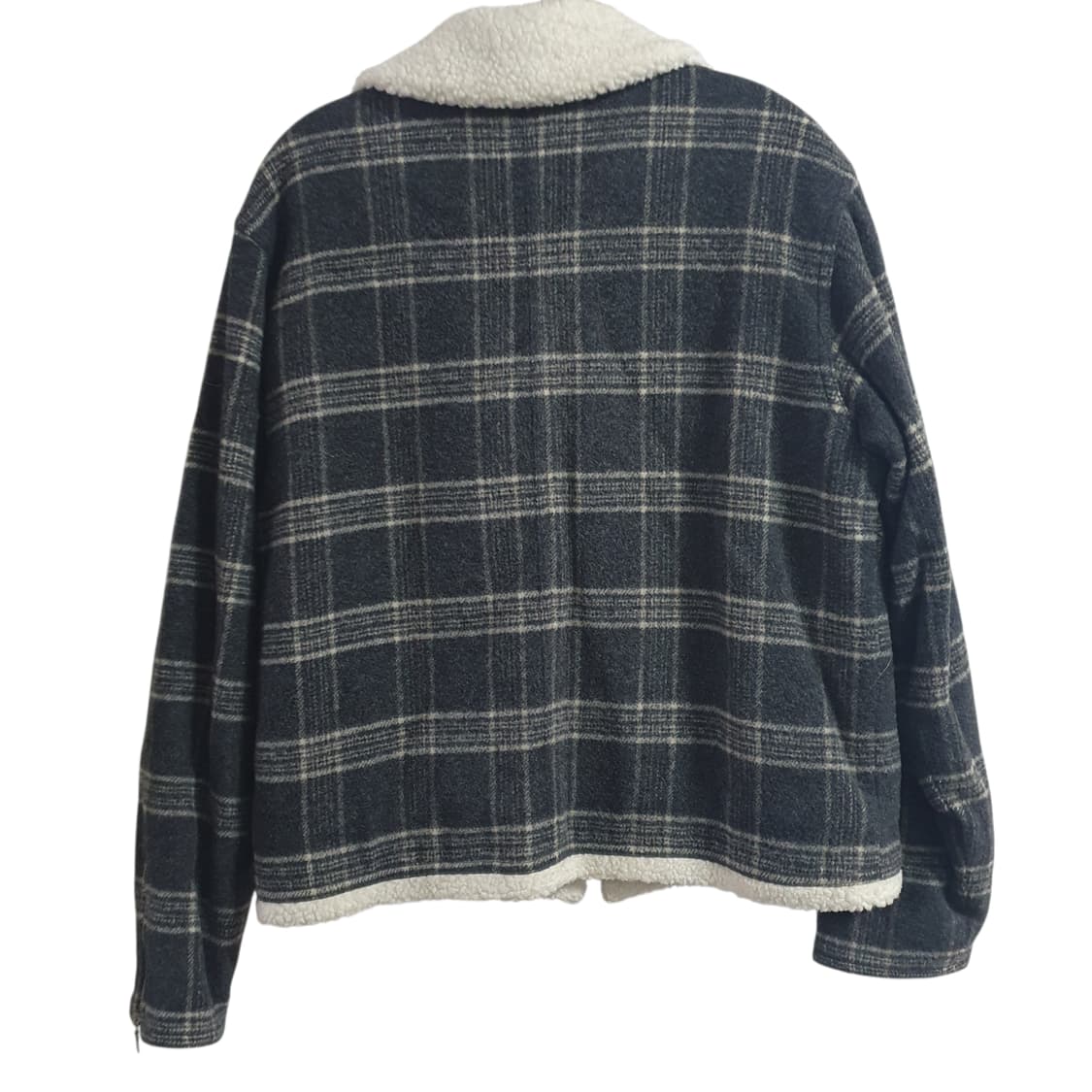 캘빈클라인 겨울용 울자켓 체크 뽀글이 여성77 상품이미지7