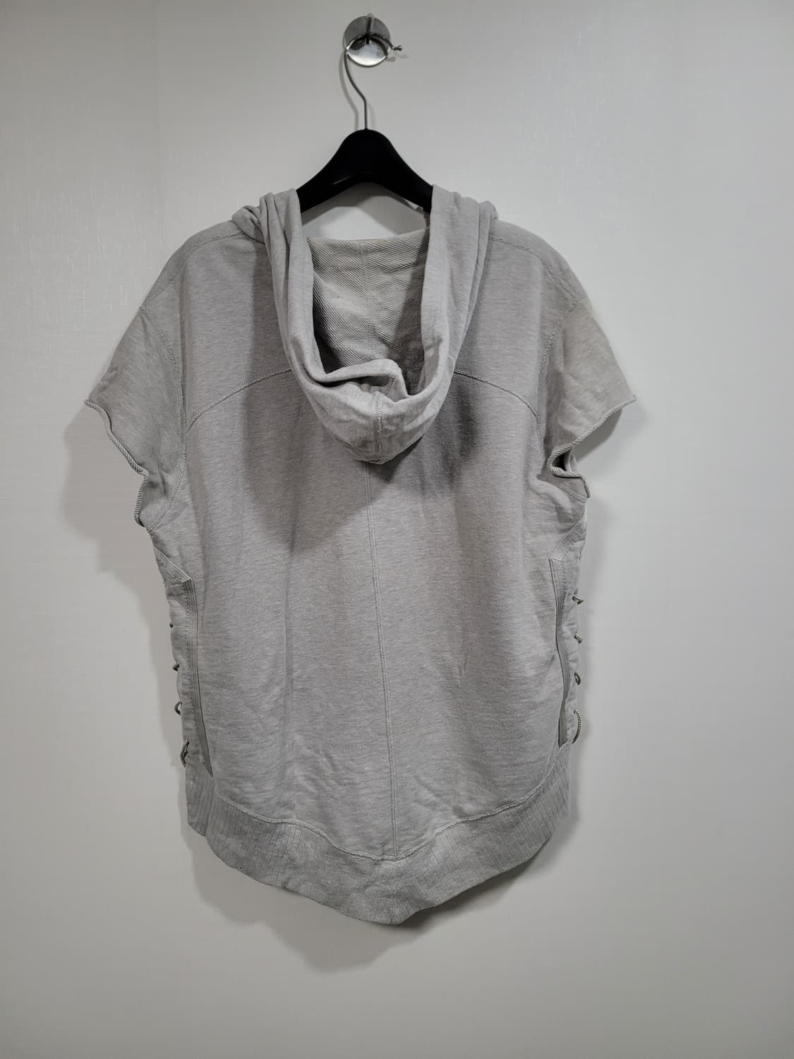 Number nine 09ss 레이스업 후디 베스트 상품이미지2