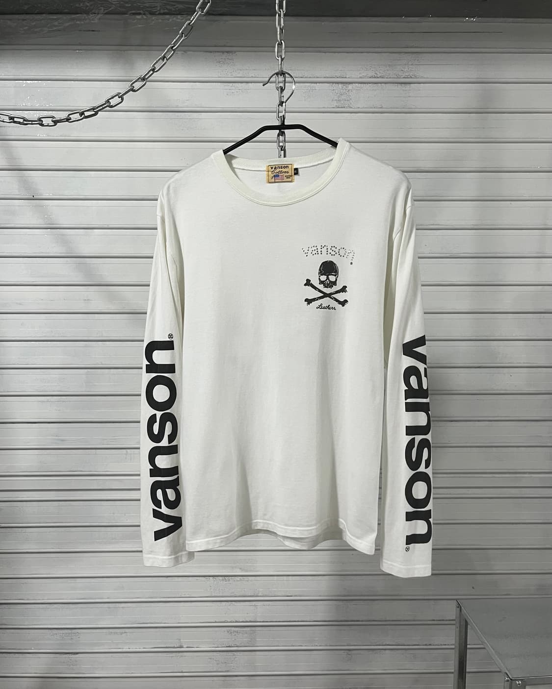 Vanson Leathers skull cubic long slv 상품이미지5