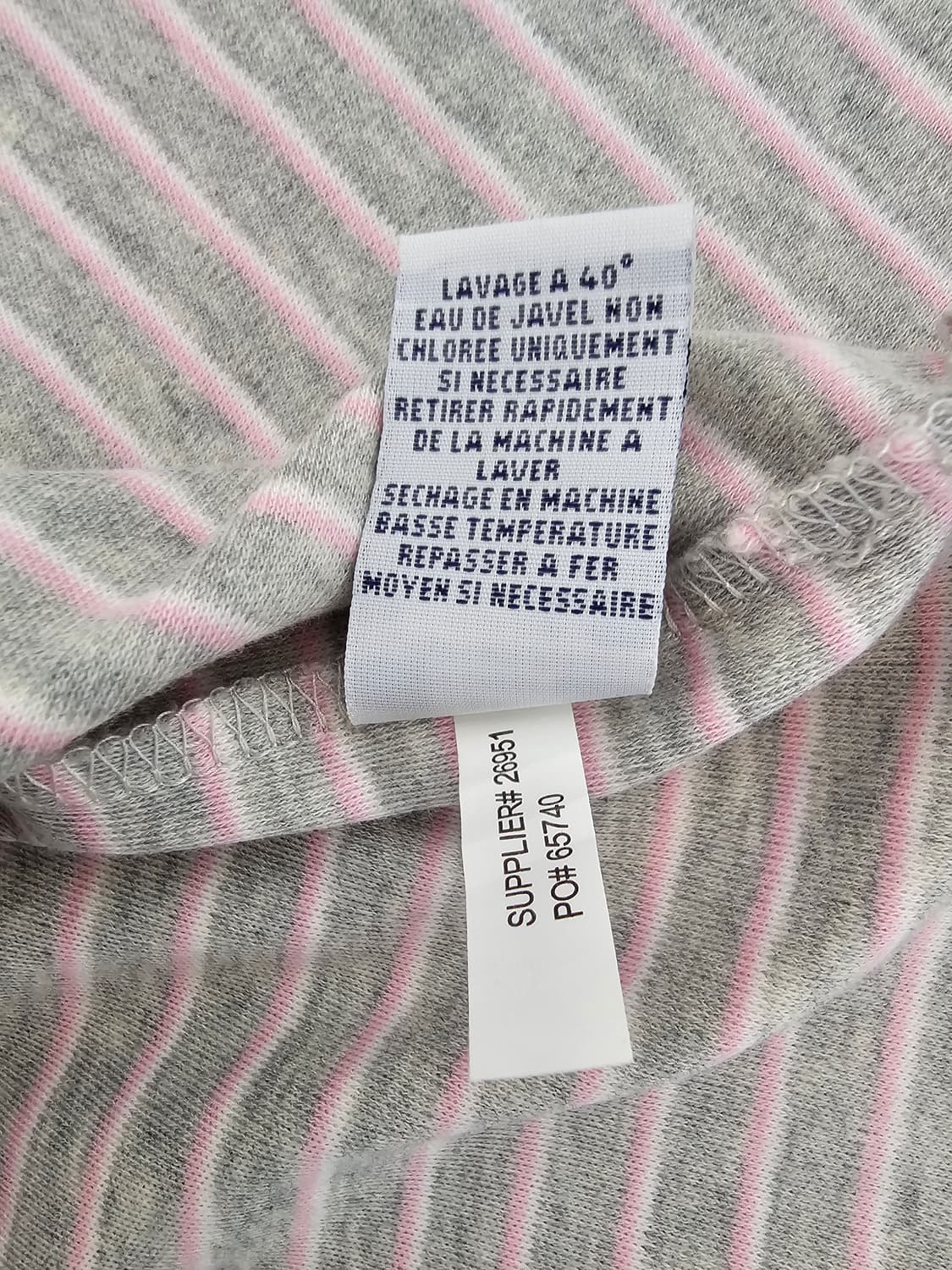 폴로랄프로렌 스트라이프 핑크포니 반팔카라티 L 상품이미지4