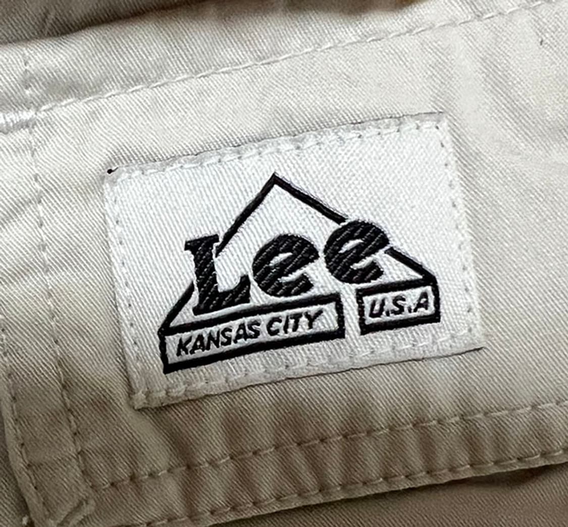 LEE 리 남자 카고 밴딩 반바지 하프팬츠 크림 코튼 캐주얼 L 32 상품이미지3