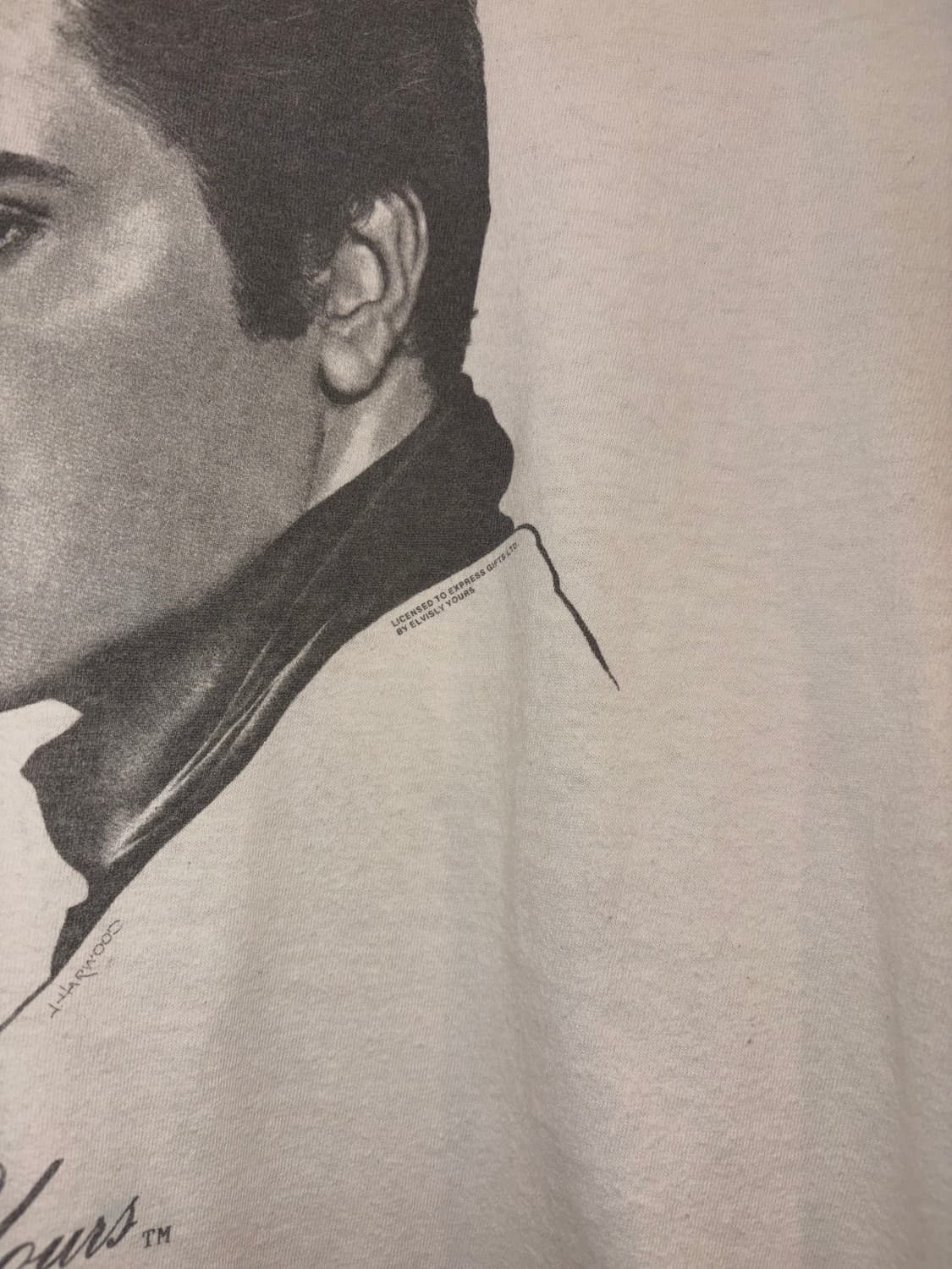 90‘s Elvis Presley portrait single T 상품이미지7