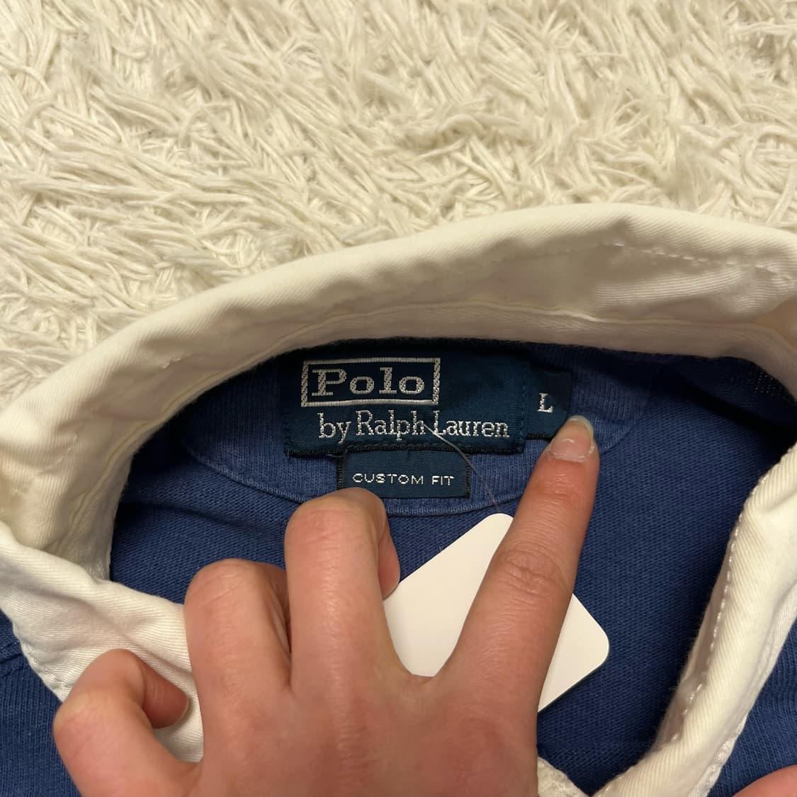 Polo Ralph Lauren sky blue rugby shirt   상품이미지6