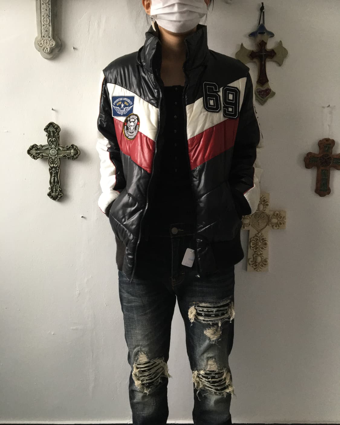 Racing mood high neck jumper 상품이미지8