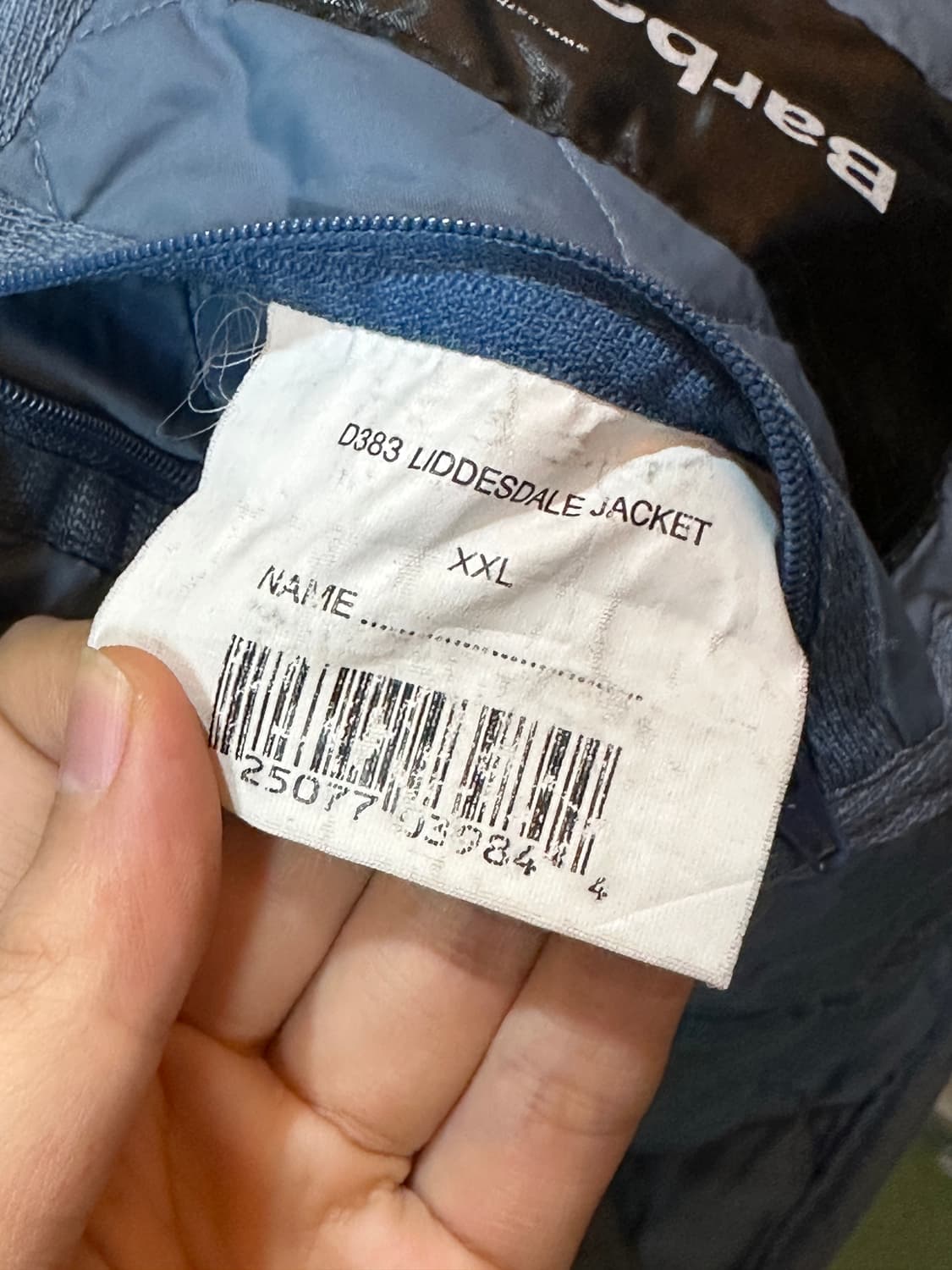 바버 퀄팅 경량 코듀로이넥 초어 자켓 상품이미지7