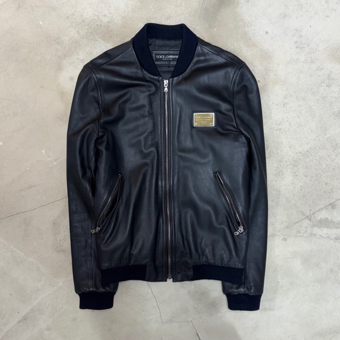 [46] Dolce & Gabbana Leather Jacket 상품이미지2