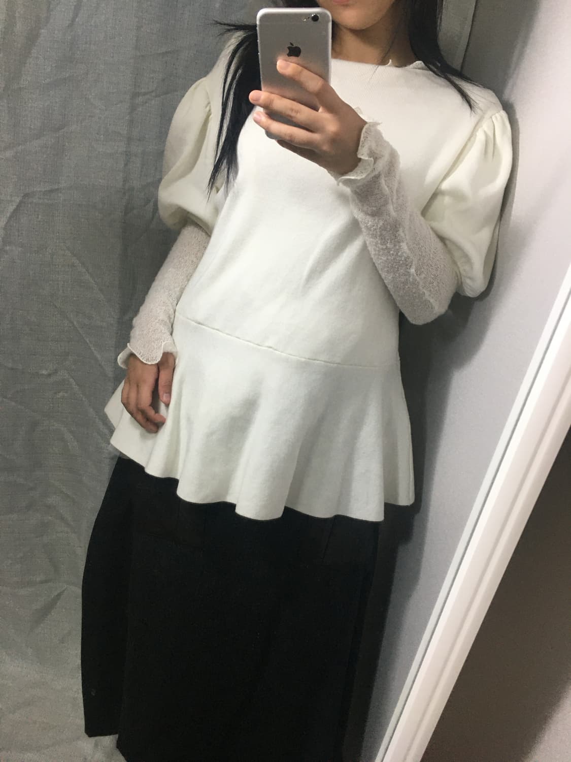 Knit puff top 세트 상품이미지3