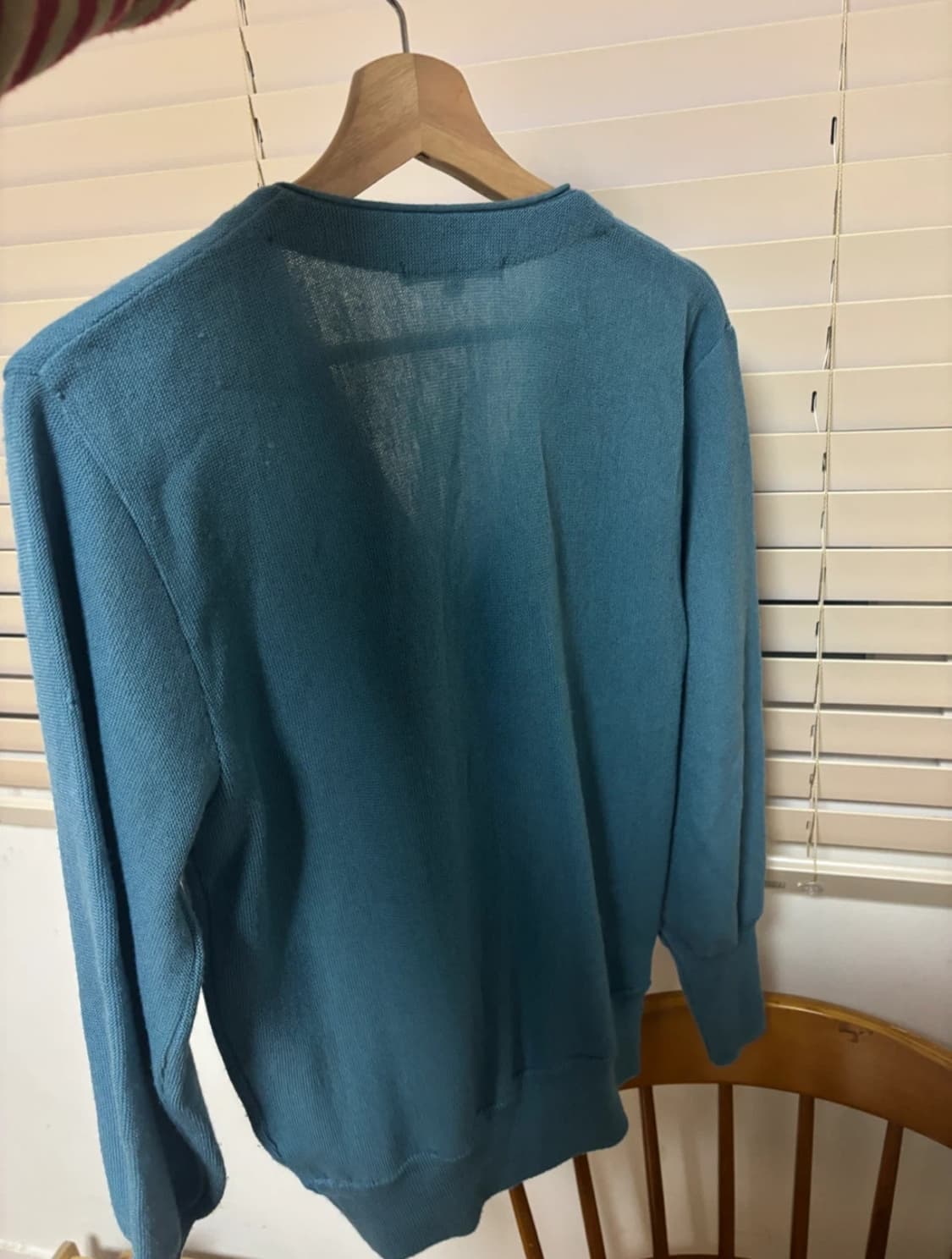 헤리티지플로스 크레스트 울 가디건 스카이블루 23SS 상품이미지3