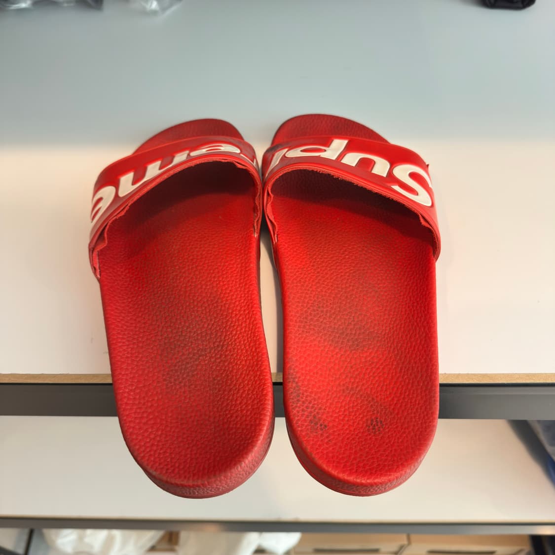 슈프림 슬리퍼 레드 US 9 (JP270) 상품이미지4