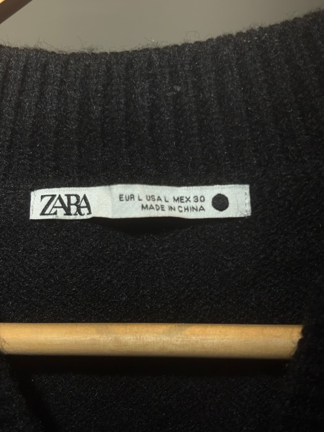 zara 젖소 무늬 니트조끼 상품이미지3