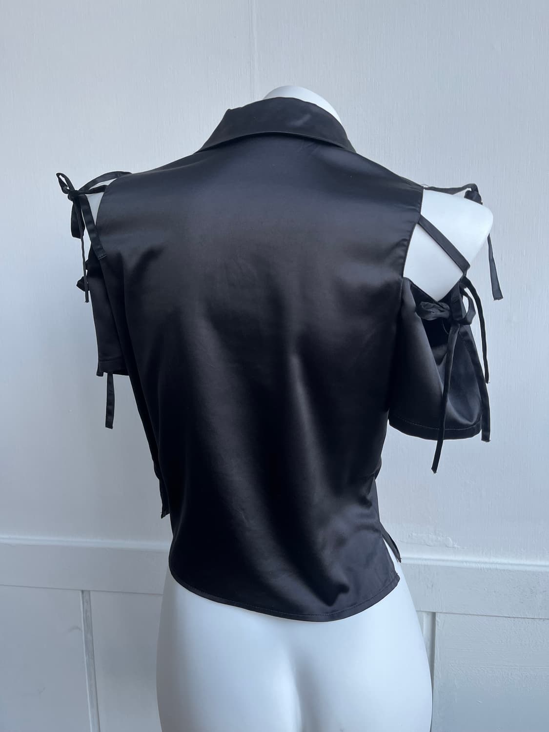 자수 오프숄더 치파오 블라우스 상품이미지4