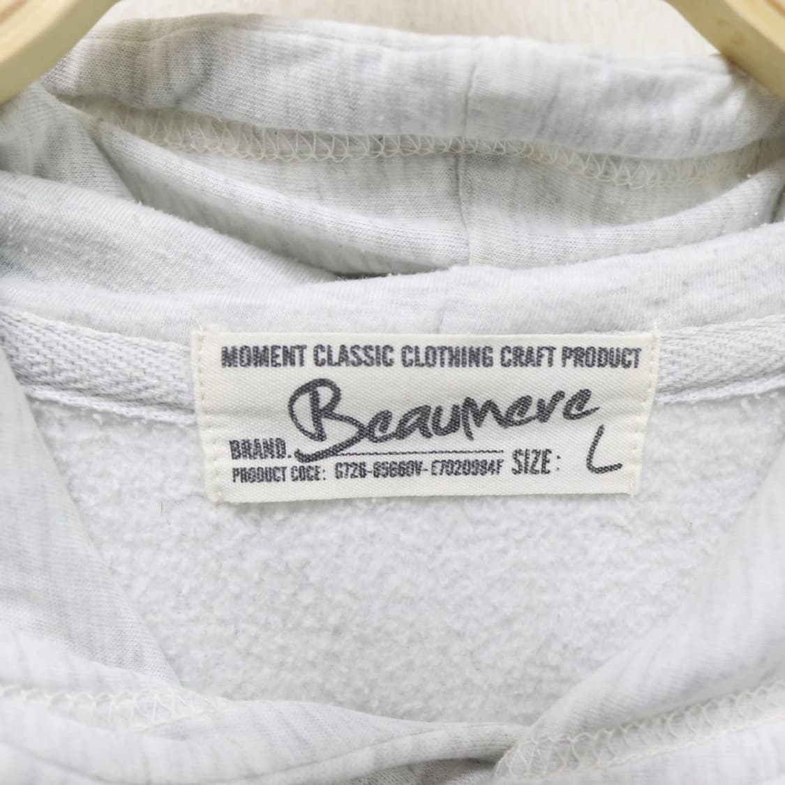 BEAUMERE 백멜란지 후드티 61210 상품이미지7