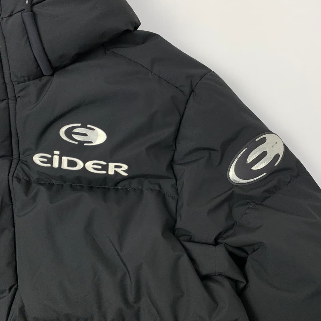 [S/정품] 아이더 구스다운 블랙 남성 롱패딩 상품이미지3