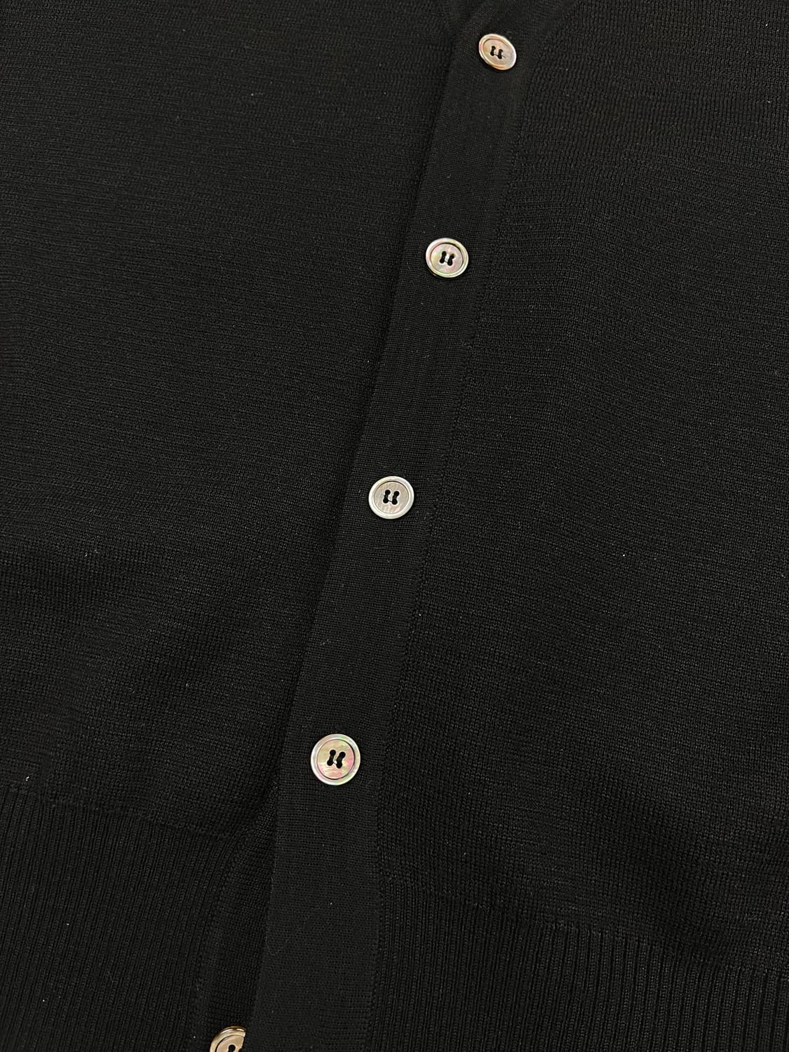 LMOOD 엘무드 오디너리 크롭 가디건 블랙 상품이미지5