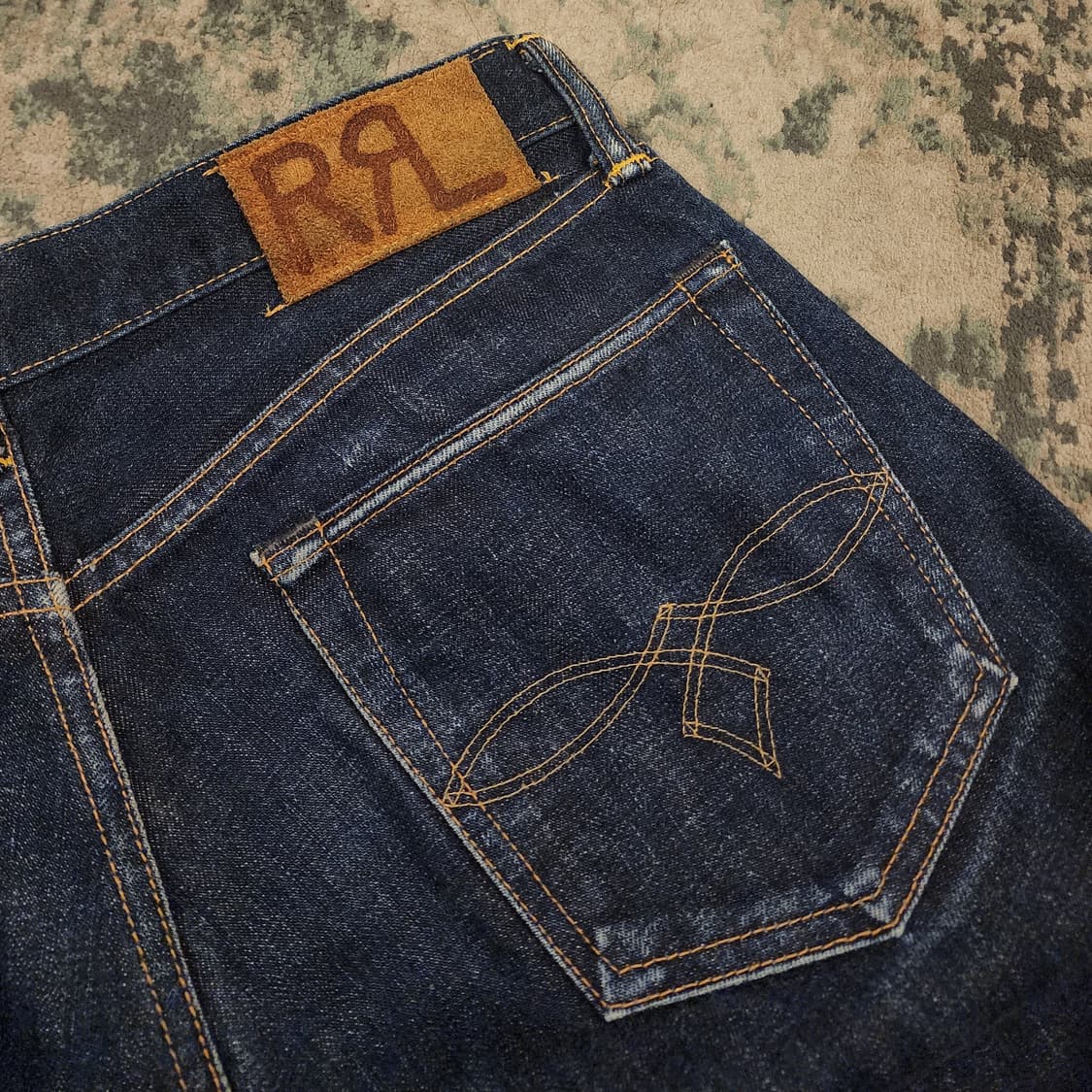 RRL 슬림스트레이트 셀비지팬츠 상품이미지1