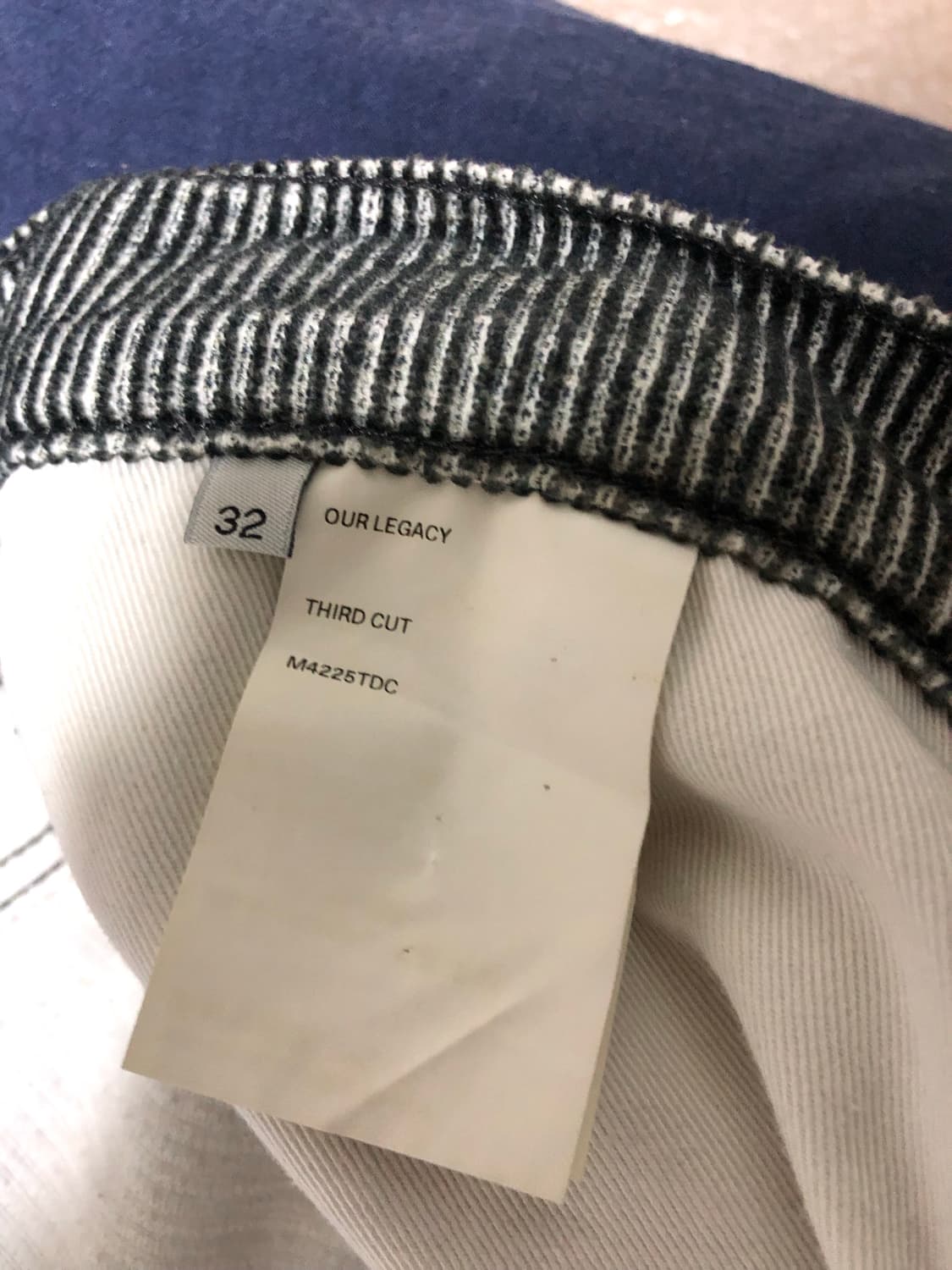 아워레가시 써드컷 디지털 다크 오로라 코듀로이 32사이즈 상품이미지3