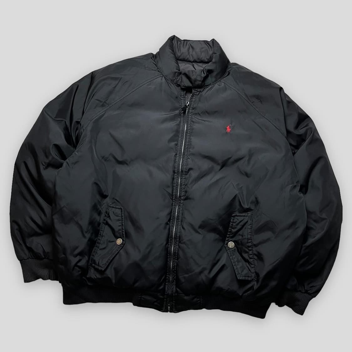 폴로 리버시블 레드 포니 패딩 상품이미지4