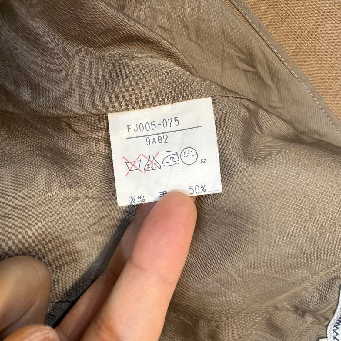 버버리 레이디 일본판 린넨 블레이져 자켓   상품이미지6