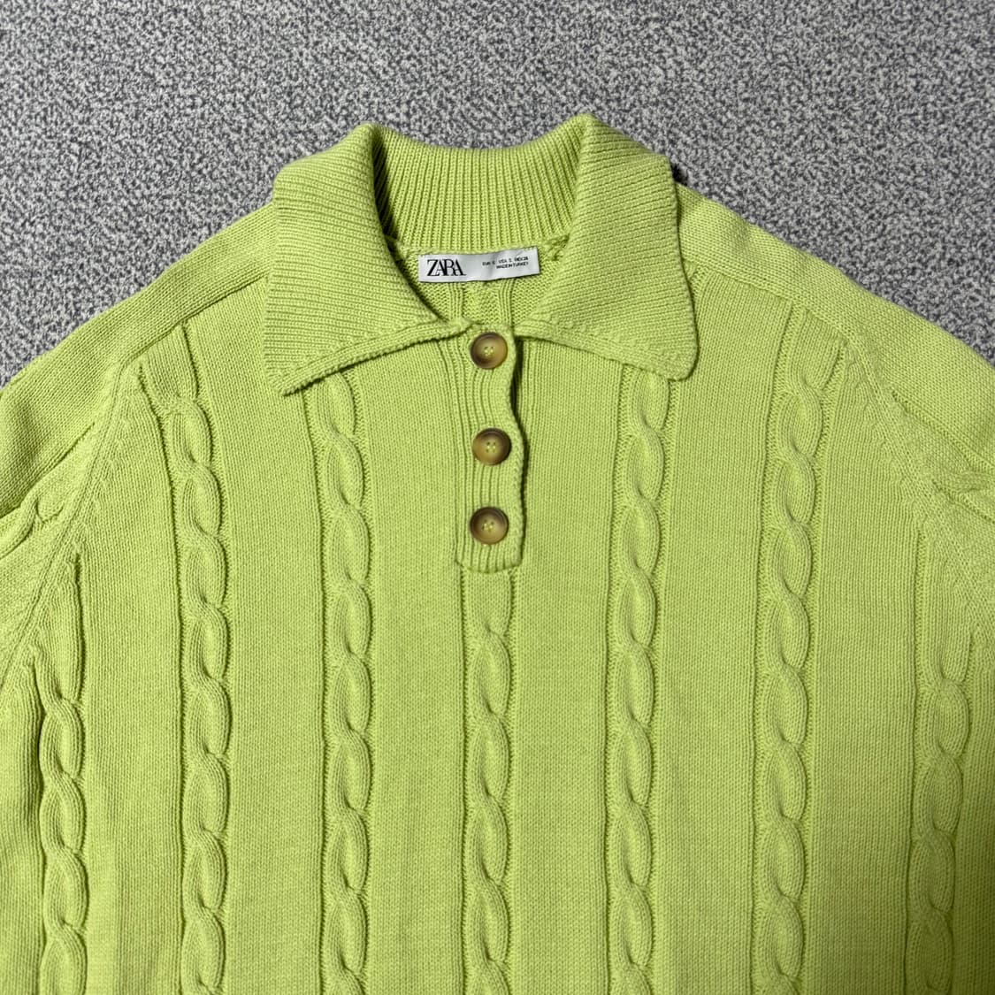 자라 니트 카라 셔츠 상품이미지2