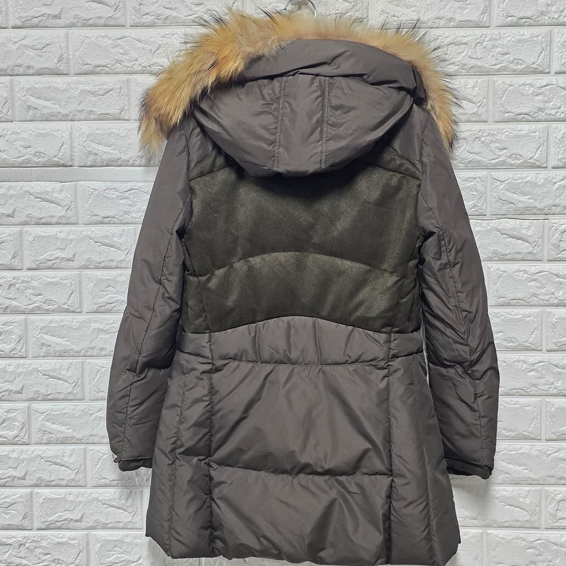 택포) 한섬 시스템 여성 다운 패딩 코트 S 상품이미지4