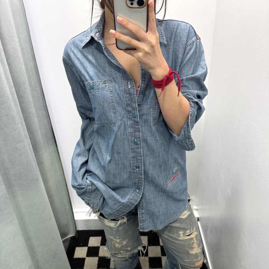 폴로 히피 소우 데님셔츠 상품이미지2