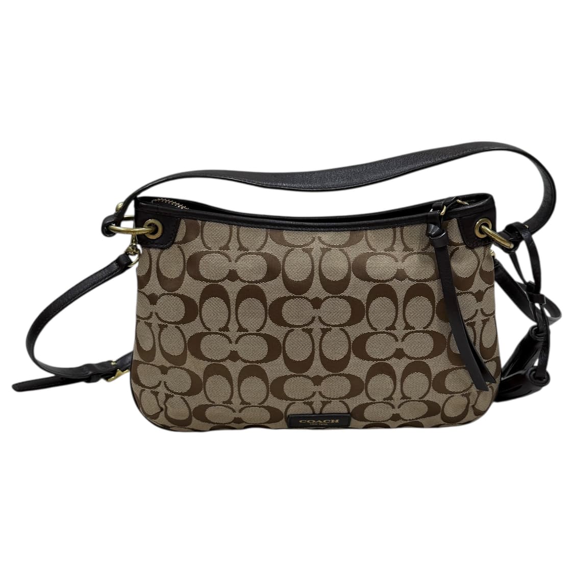 코치 시그니처 로고 2WAY 숄더 크로스백 가방 브라운 상품이미지2