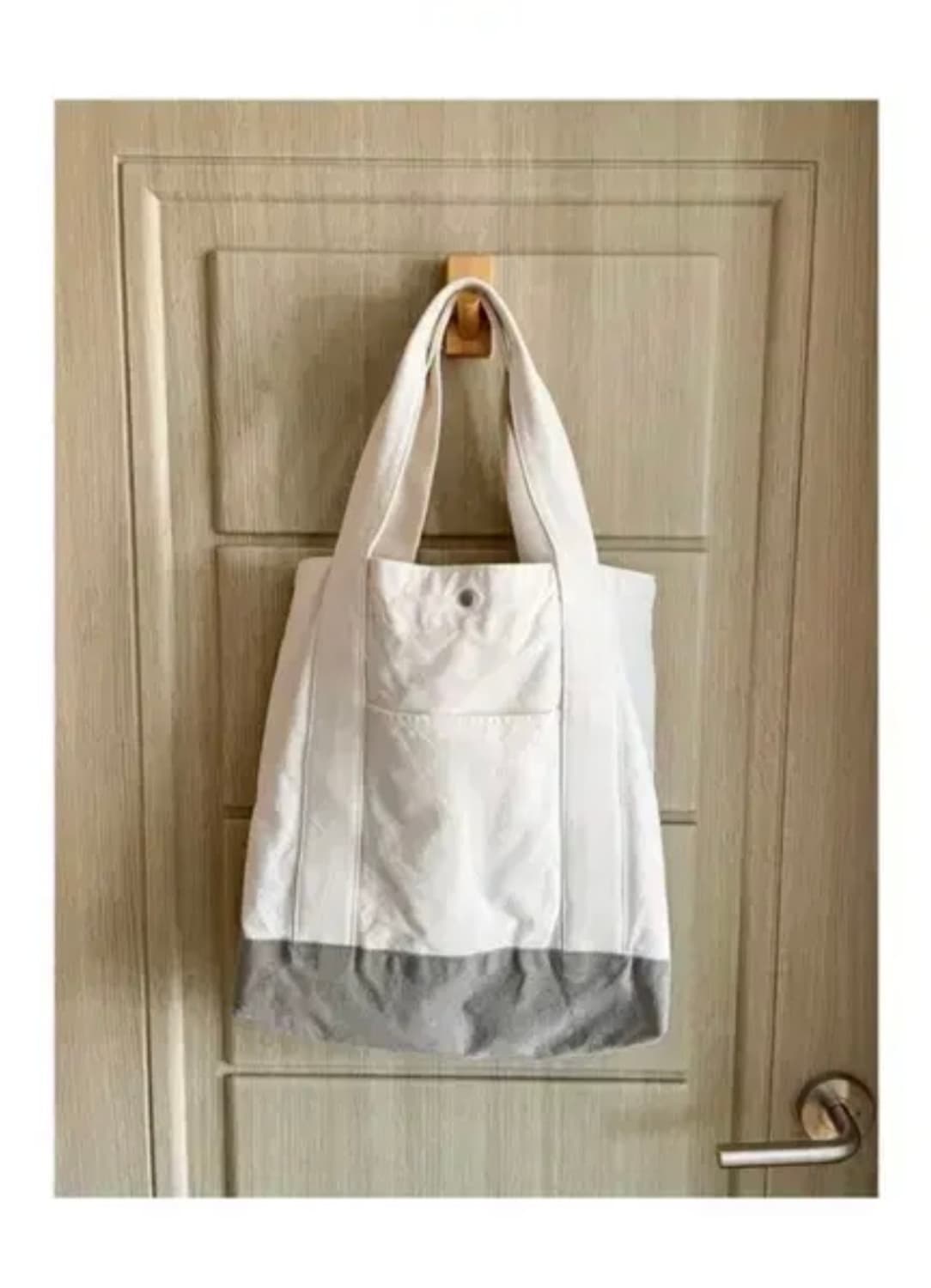 마가렛호웰 클래식 토트백 화이트 상품이미지1